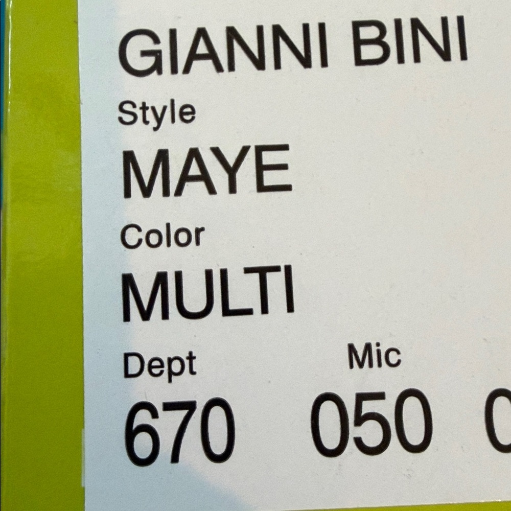 Gianni Bini Vibrant Strappy Heels - Picture 2 of 3
